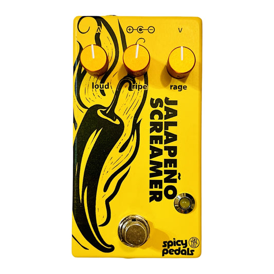 Spicy Pedals Jalapeño Screamer Amarillo Germanium Pedal