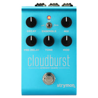Front view of Strymon Cloudburst Blue on white background