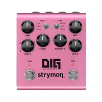 Front view of Strymon DIG on white background