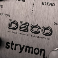 Close up view of Strymon Deco