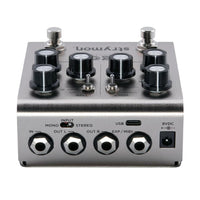 Rear view of Strymon Deco on white background