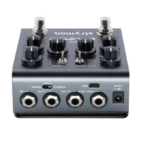 Rear panel of Strymon El Capistan on white background