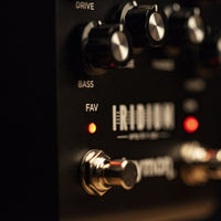 Close up view of Strymon Iridium