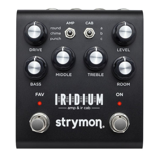 Front view of Strymon Iridium on white background