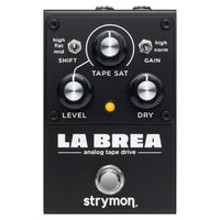 Front view of Strymon La Brea Analog Tape Drive Pedal on white background