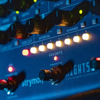Close up view of Strymon NightSky