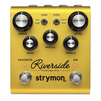 Front view of Strymon Riverside on white background