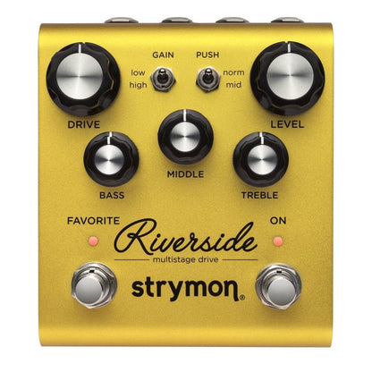 Front view of Strymon Riverside on white background