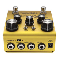 Rear view of Strymon Riverside on white background