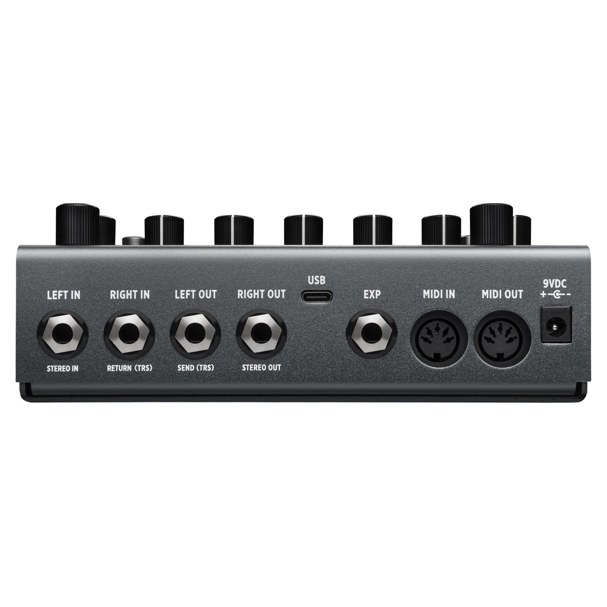 Top ports view of Strymon TimeLine MX Pedal on white background