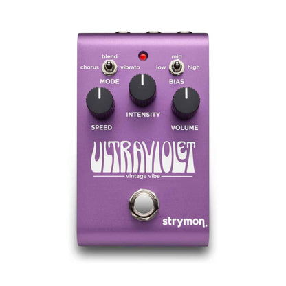 Front view of Strymon UltraViolet on white background
