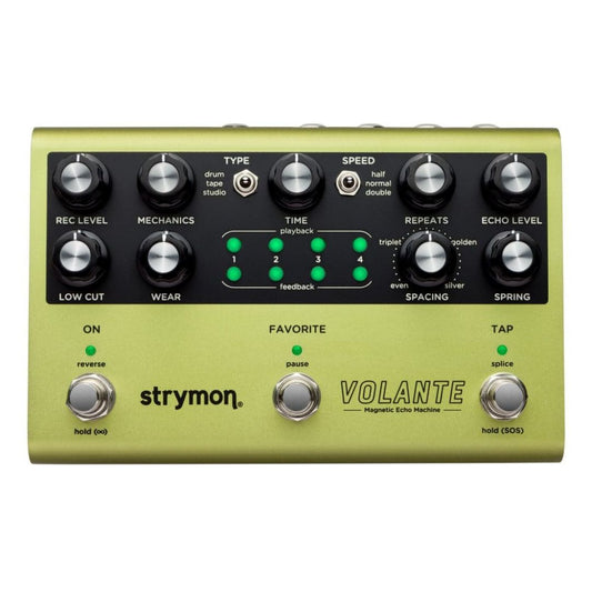 Front view of Strymon Volante on white background