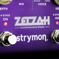 Close up view of Strymon Zelzah