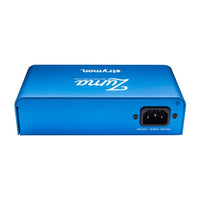 Rear panel of Strymon Zuma on white background