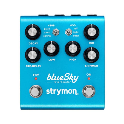 Front view of Strymon blueSky on white background