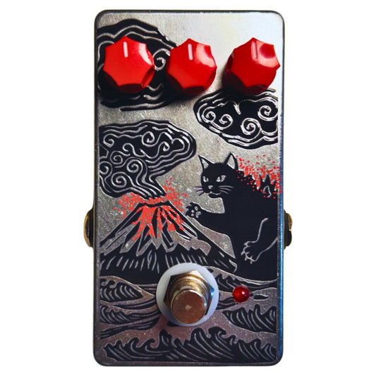 Front view of TONECAT CatZilla Drive Pedal on white background