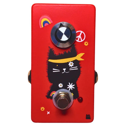 Front view of TONECAT Cosmo Phaser Pedal on white background
