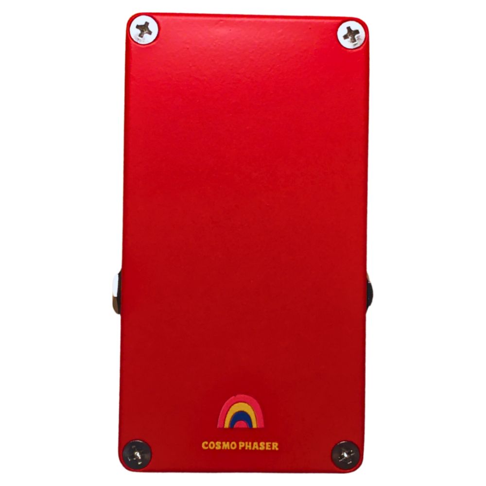 Rear view of TONECAT Cosmo Phaser Pedal on white background