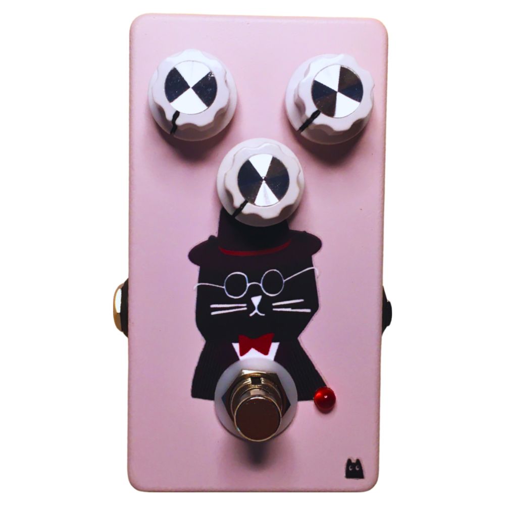 Front view of TONECAT Hugo Overdrive Pedal on white background