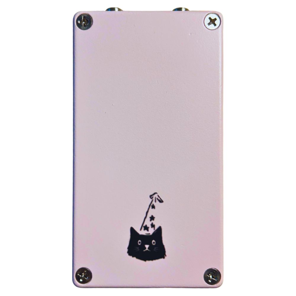 Rear view of TONECAT PurrMancer Vintage Analog Chorus Pedal on white background