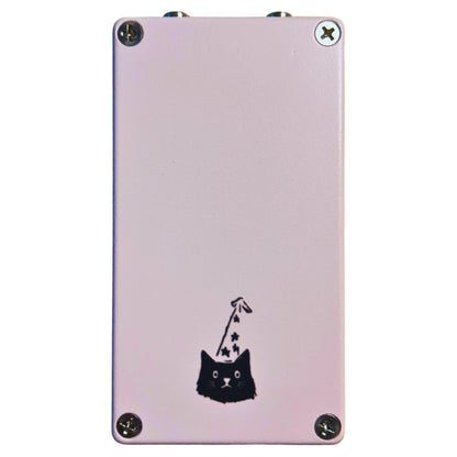 Rear view of TONECAT PurrMancer Vintage Analog Chorus Pedal on white background