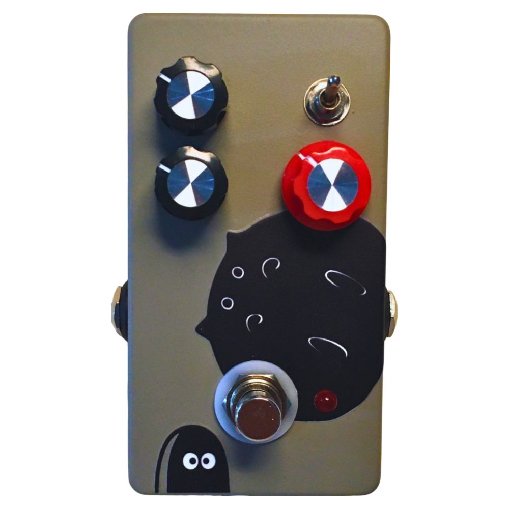 Front view of TONECAT Rat Trap Distortion V2 Pedal on white background