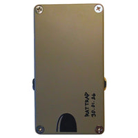 Rear view of TONECAT Rat Trap Distortion V2 Pedal on white background
