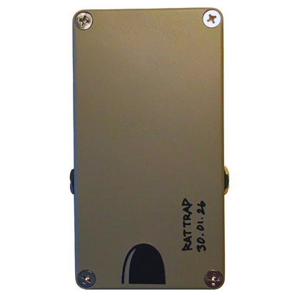 Rear view of TONECAT Rat Trap Distortion V2 Pedal on white background