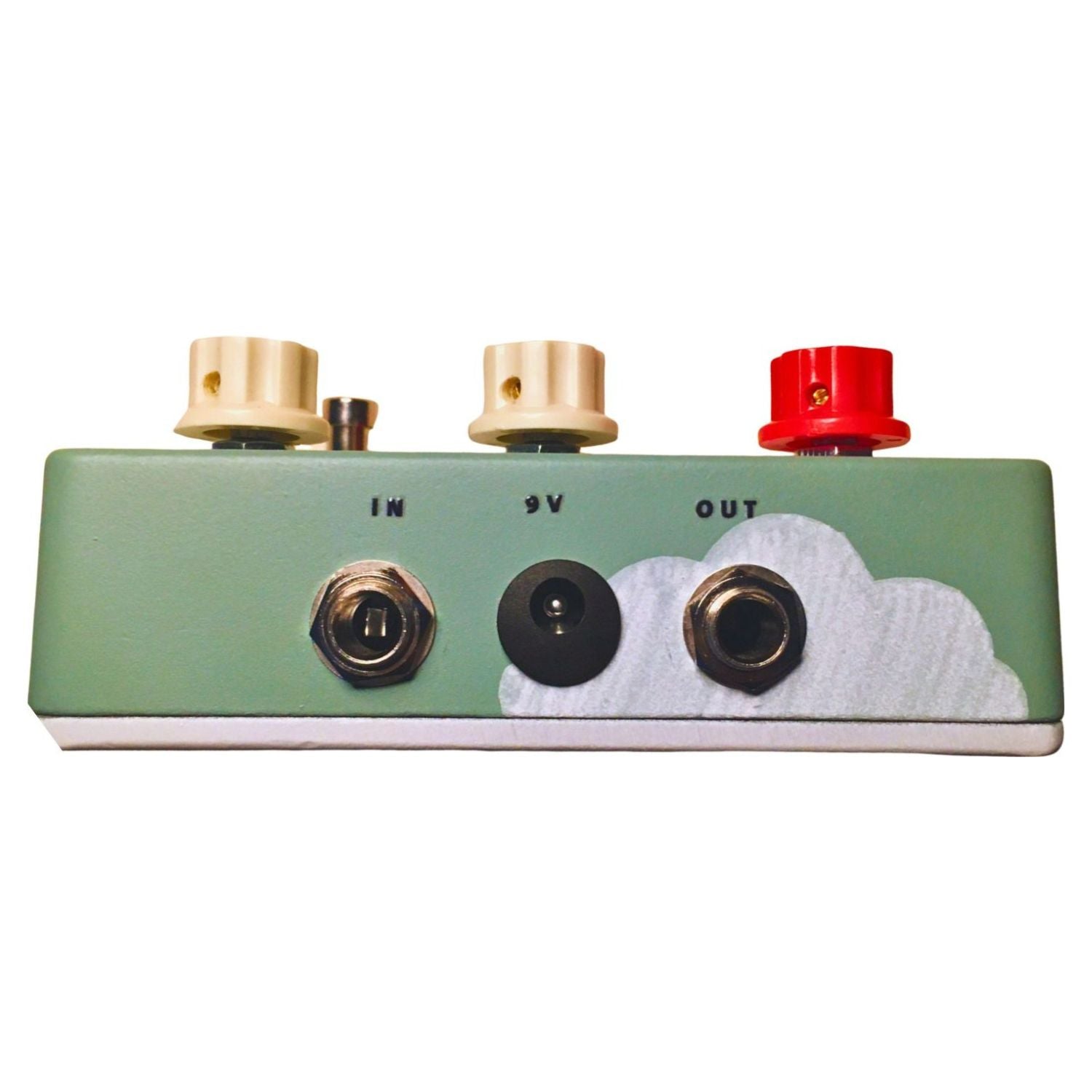 Top ports view of TONECAT SkyClaw Overdrive Pedal Standard on white background