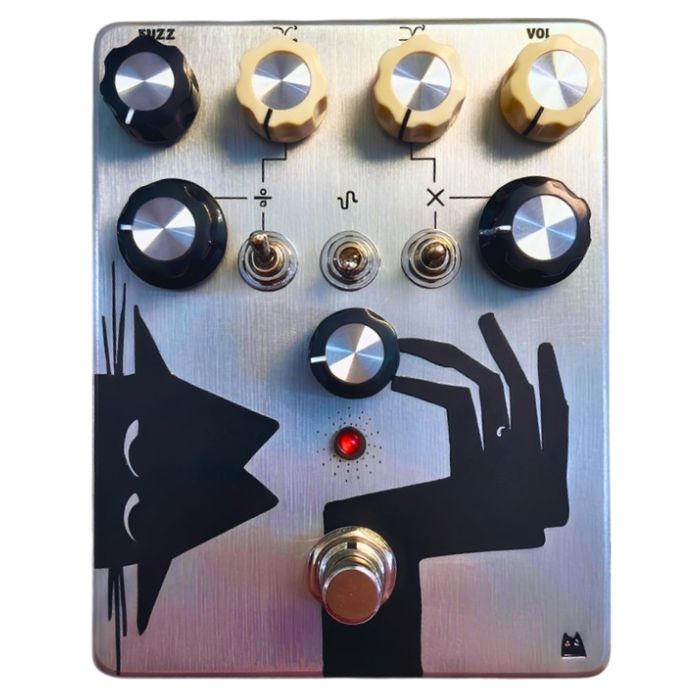 Front view of TONECAT Vanishing Tail Analogue PLL Synth Fuzz Pedal on white background