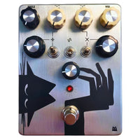 Front view of TONECAT Vanishing Tail Analogue PLL Synth Fuzz Pedal on white background