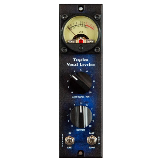 Front view of Tegeler Vocal Leveler 500 500er Opto Compressor on White background