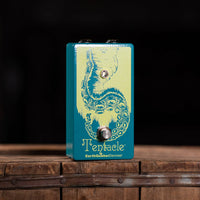 EarthQuaker Devices Tentacle Pedal On a Wooden Table