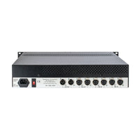 Rear panel of rackmount effect on white background