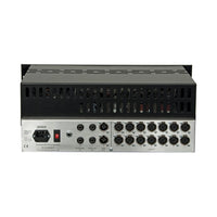 Rear panel of rackmount effect on white background
