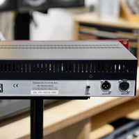 Close up rear panel of Thermionic Culture Phoenix HG15 on mount in studio