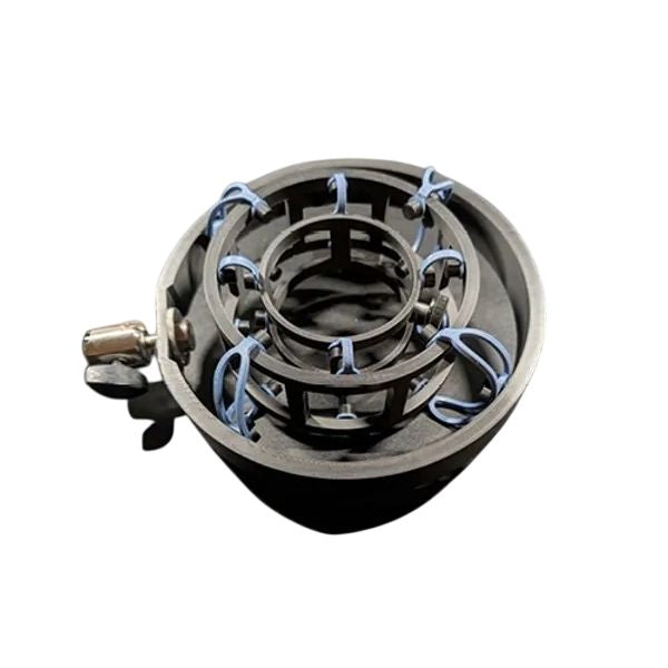 Front view of Tri-Solate USM-3X-1 Universal Shock Mount on white background