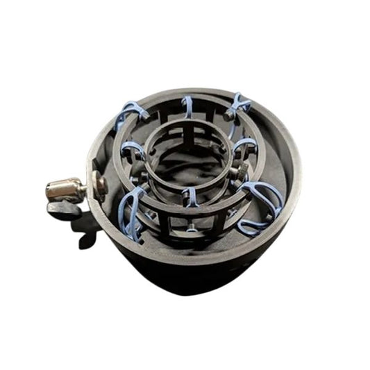 Front view of Tri-Solate USM-3X-1 Universal Shock Mount on white background