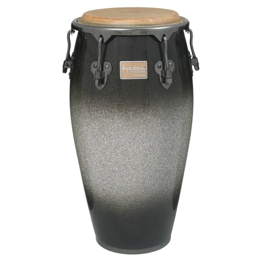 Front view of Tycoon 12 1/2“ Master Platinum Fade Series Conga on white background