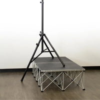 Ultimate Support TS-110BL Hydraulic Speaker Stand With Leveling Leg
