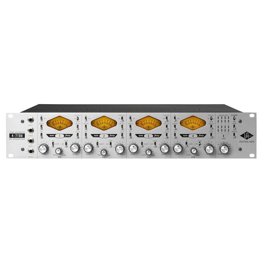 Universal Audio 4-710D 4-Channel Tone-Blending Twin-Finity Microphone Preamplifier