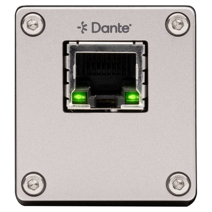 Rear port view of Universal Audio Apollo e1x Remote-Controllable Unison Preamp on white background