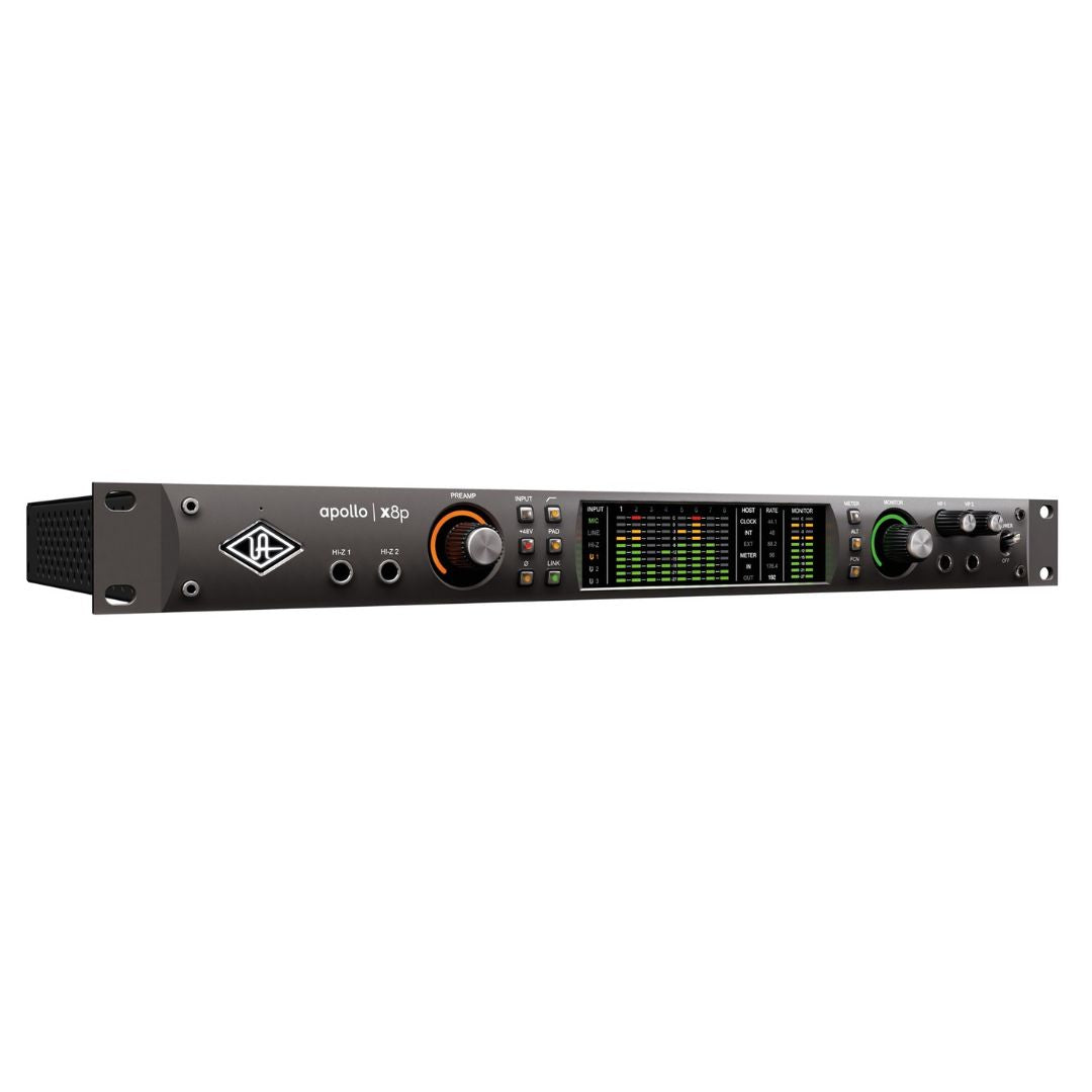 Universal Audio Apollo x8p Rackmount Thunderbolt 3 Audio Interface ...