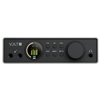 Front view of Universal Audio Volt 2 Gen 2 USB Audio Interface on white background