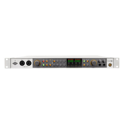 Front view of Universal Audio Volt 876 USB Recording Studio on white background