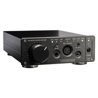 Angled view of Violectric DHA V226 Headphone Amplifier on white background