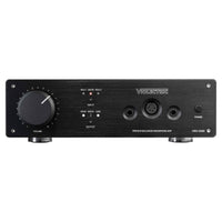 Front view of Violectric HPA V340 Headphone Amplifier on white background