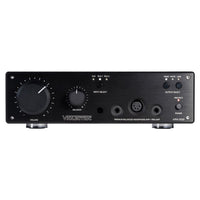 Front view of Violectric HPA V550 Headphone Amplifier on white background