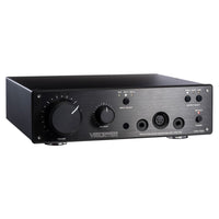 Angled view of Violectric HPA V550 Headphone Amplifier on white background