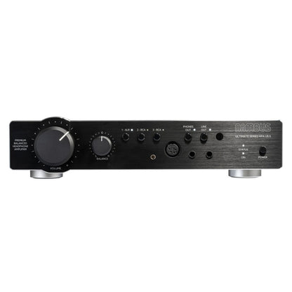 Front view of Violectric Niimbus US 5 Headphone Amplifier on white background